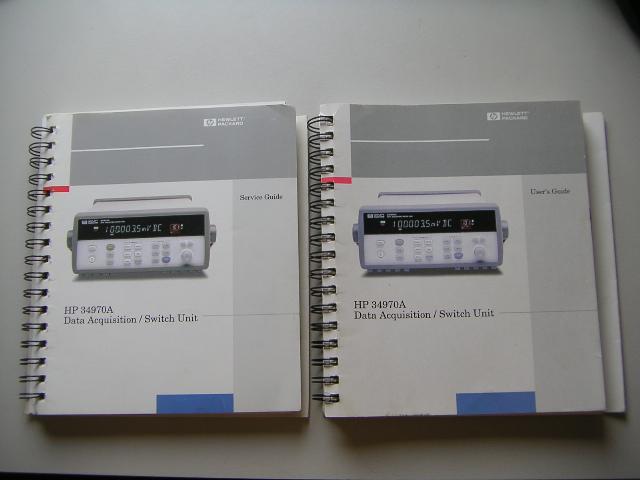 HP / Agilent 34970A manuals